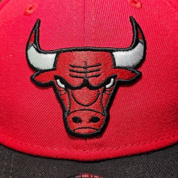 Chicago Bulls New Era Dad Hat Cap Red Black 9Forty NBA Jordan Pippen Rodman New main image 4